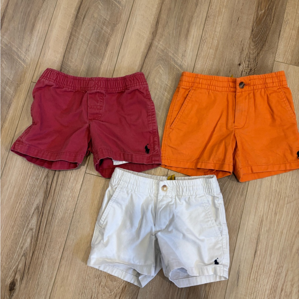 Polo by Ralph Lauren Kids Shorts Lot - Orange, Red, White